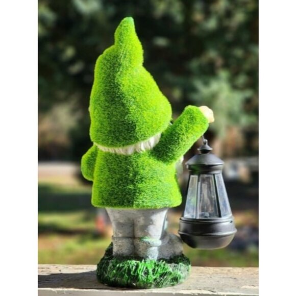 Fall Decor Outdoor Statue for Home, Gnome Decorations with solar light - Picture 2 of 2